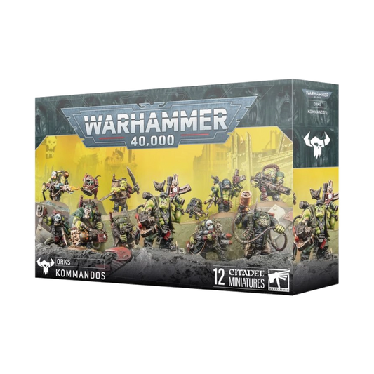 Warhammer Kommandos Orks 40k citadel miniatures games workshop