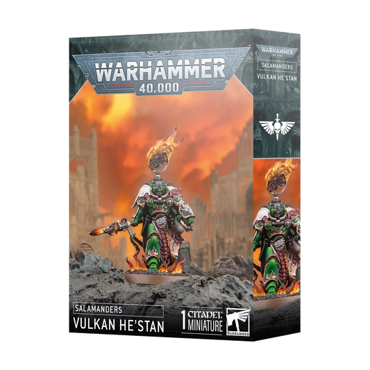 warhammer 40k salamanders space marine vulkan hestan citadel