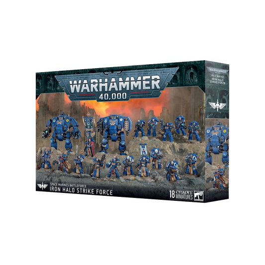 warhammer 40k space marines battleforce iron halo strike force