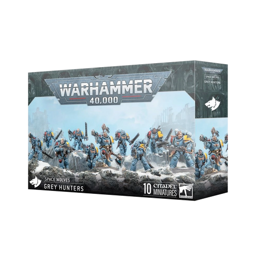 warhammer 40k space wolves grey hunters citadel minatures