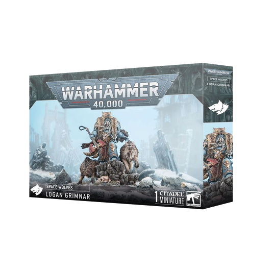 warhammer 40k space wolves logan grimnar citadel miniature