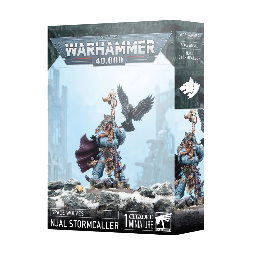 warhammer 40k space wolves njal stormcaller citadel miniature