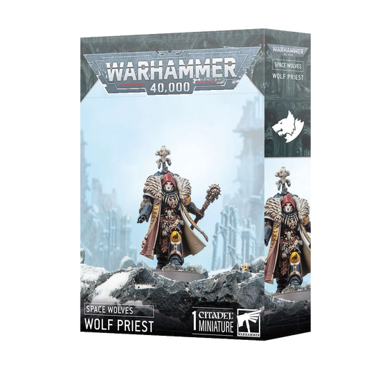 warhammer 40k space wolves wolf priest miniature citadel