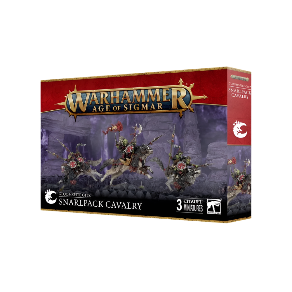 warhammer age sigmar gloomspite gitz snarlpack cavalry citadel