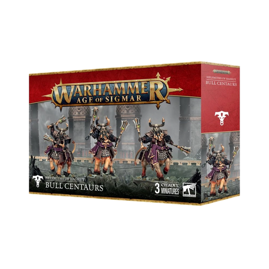 warhammer age sigmar helsmiths hashut bull centaur dwarf