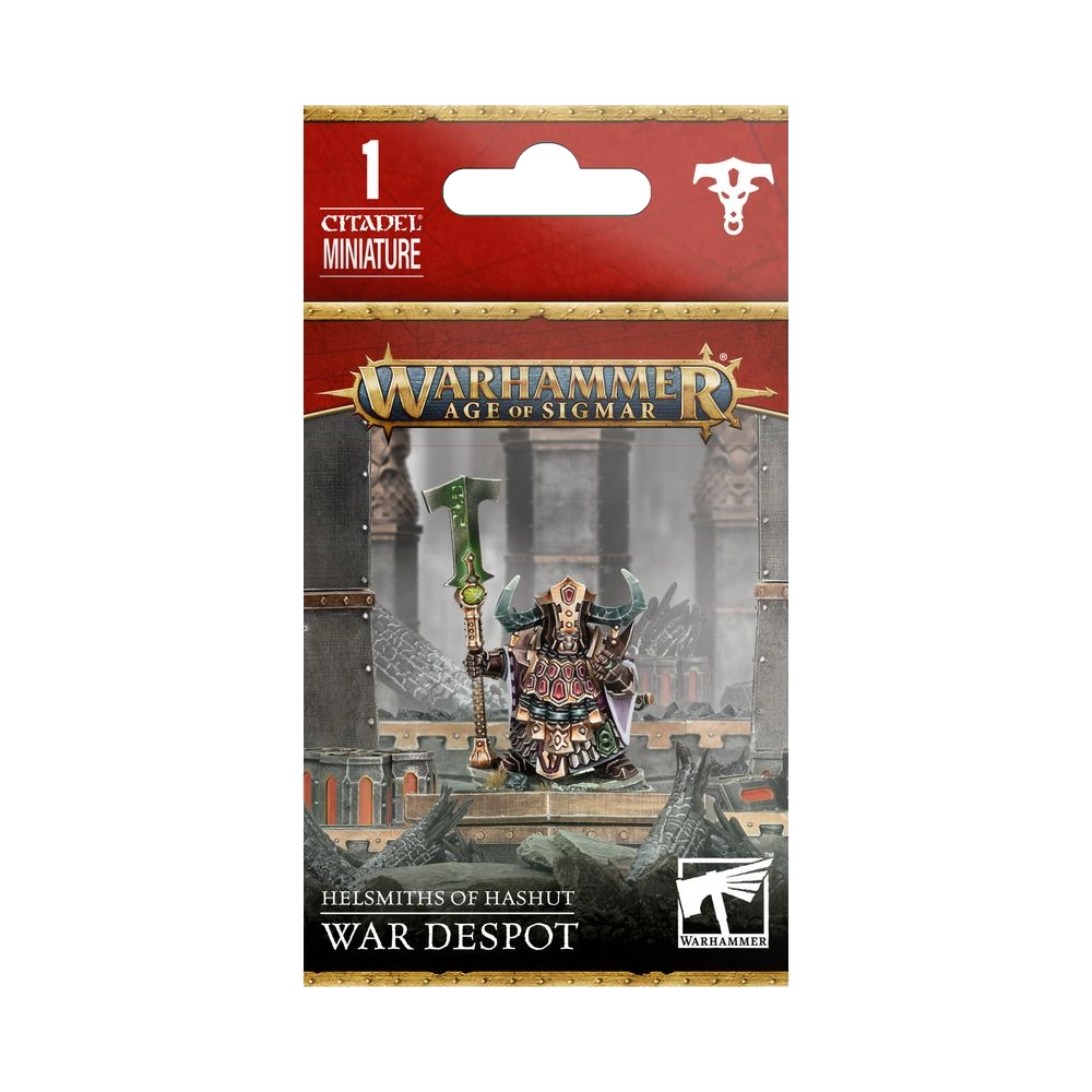 warhammer age sigmar helsmiths hashut war despot dwarf