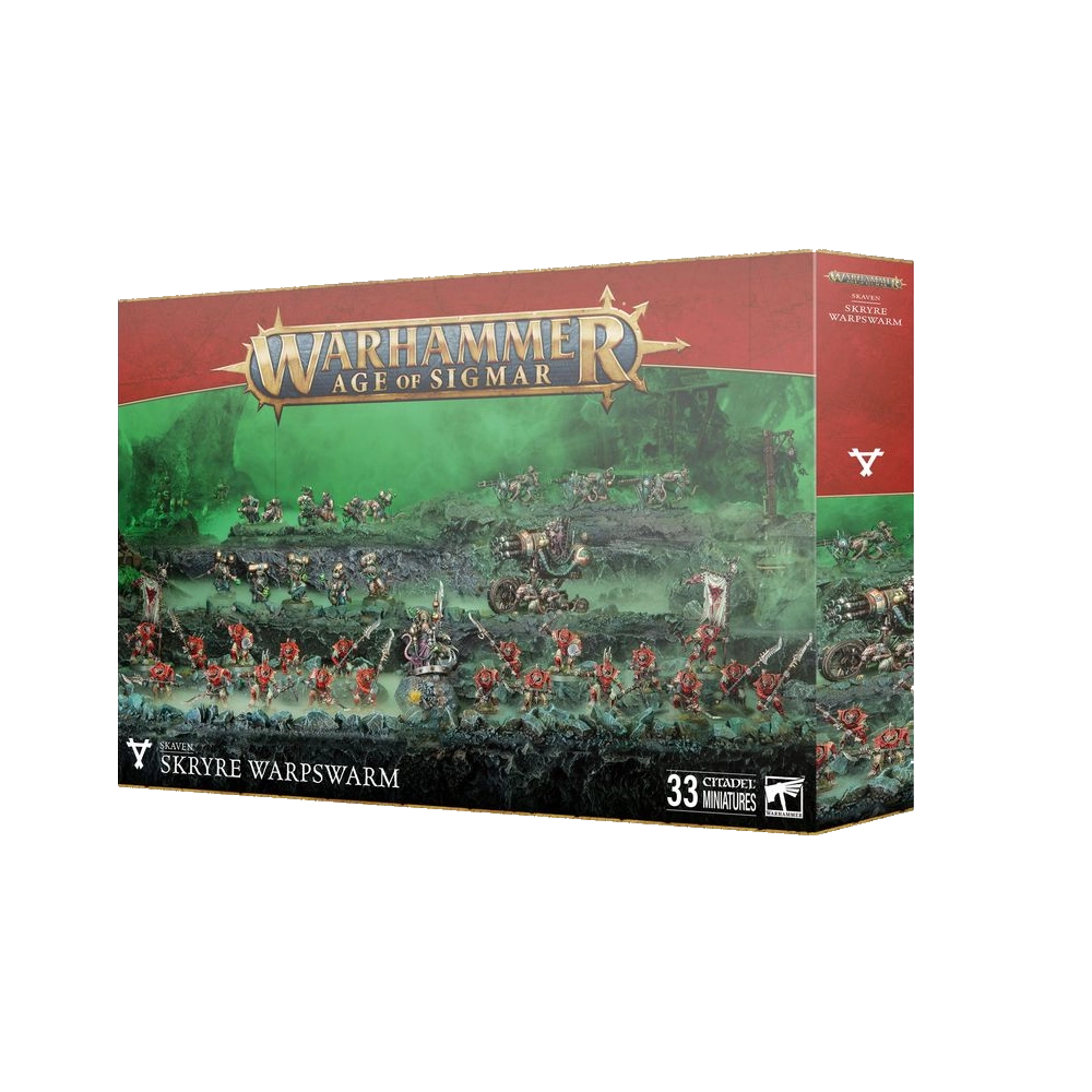 warhammer age sigmar skaven skryre warpswarm army box