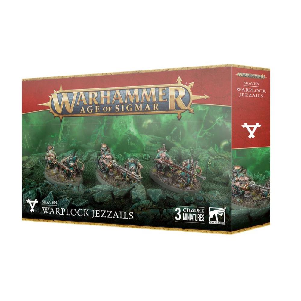 Games Workshop Warhammer Skaven Warplock Jezzails Citadel miniatures retail box
