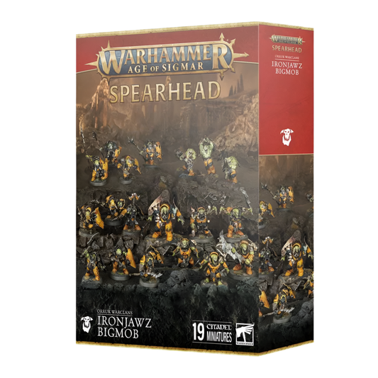 warhammer sigmar orruk warclans spearhead ironjawz bigmob fantasy