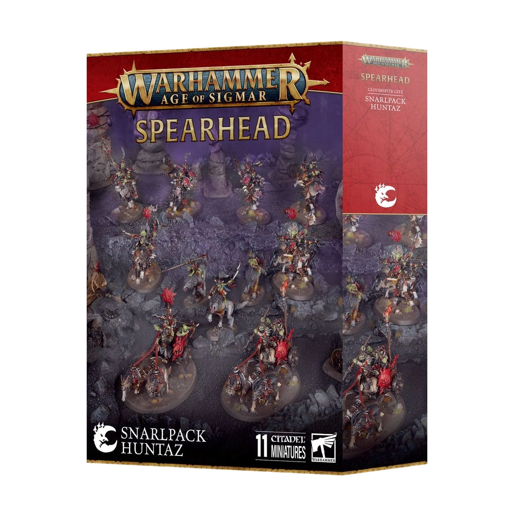 warhammer age sigmar gloomspite gitz snarlpack huntaz goblins