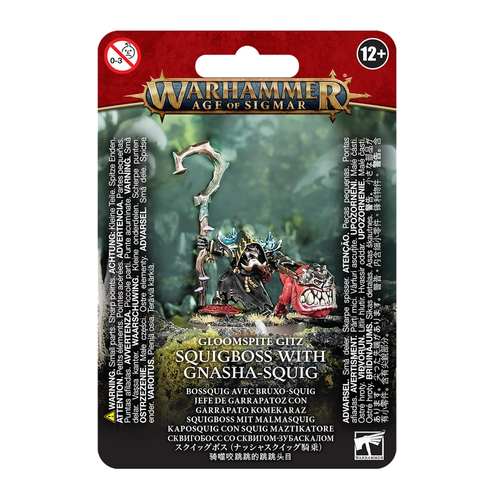 warhammer age sigmar gloomspite gitz squigboss gnasha squig
