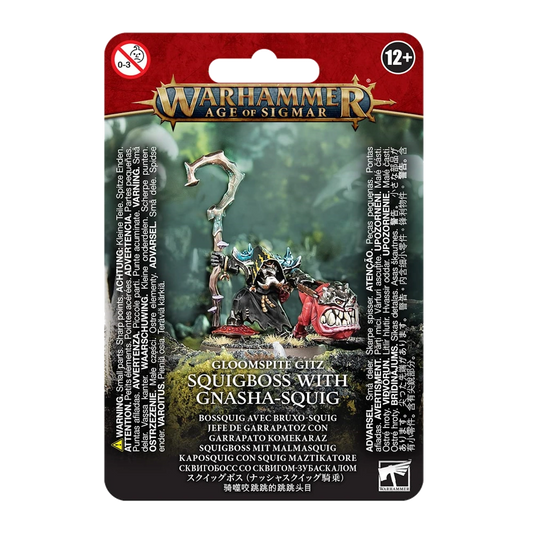 warhammer age sigmar gloomspite gitz squigboss gnasha squig