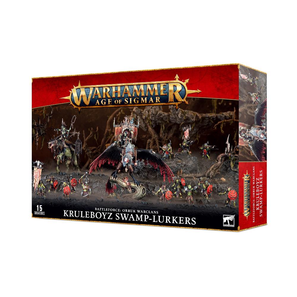Warhammer Age Of Sigmar Battleforce Orruk Warclans Kruleboyz Swamp Lurkers 