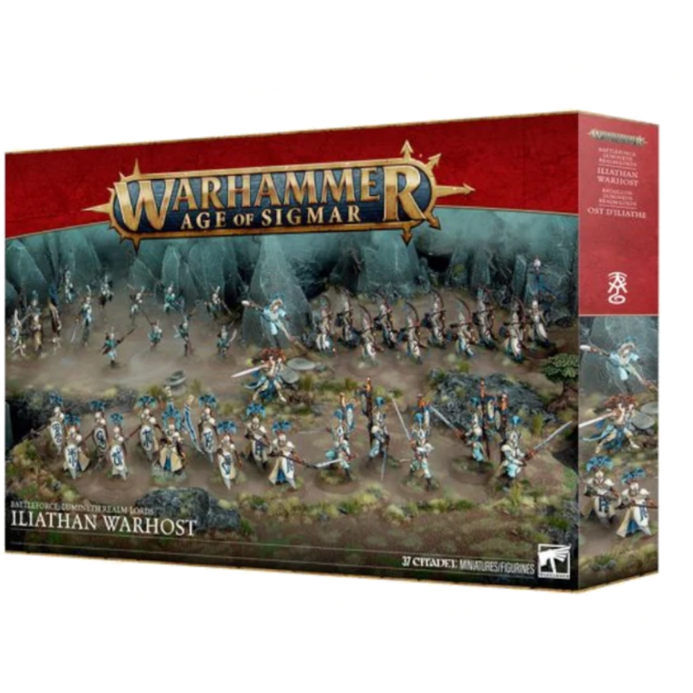 warhammer battleforce lumineth realm lords iliathan warhost box