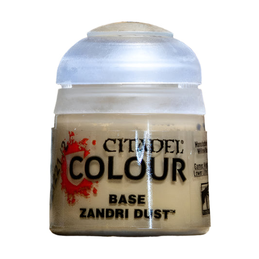 warhammer citadel colour base zandri dust paint