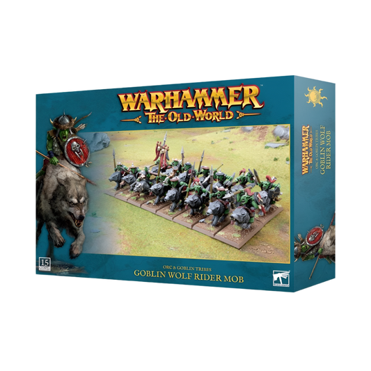 warhammer old world goblin wolf rider mob orc tribes