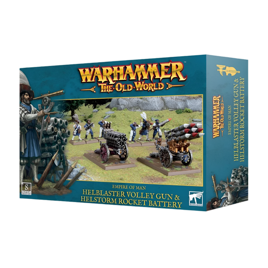 warhammer old world helblaster volley rocket battery fantasy battle