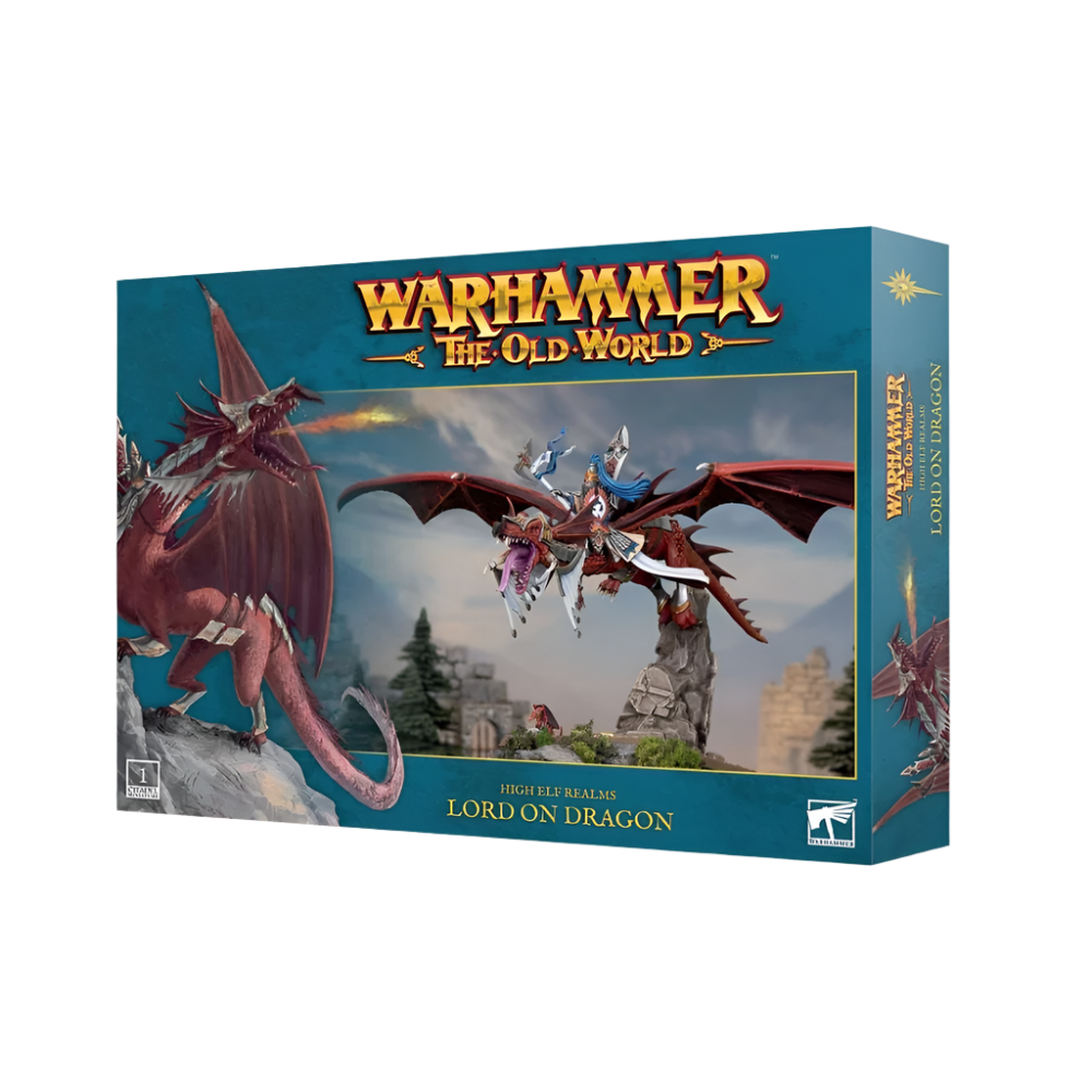 warammer old world high elf realms lord dragon 