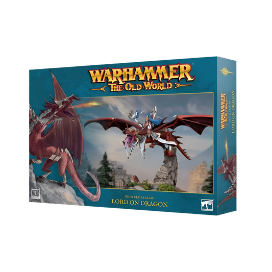 warammer old world high elf realms lord dragon 