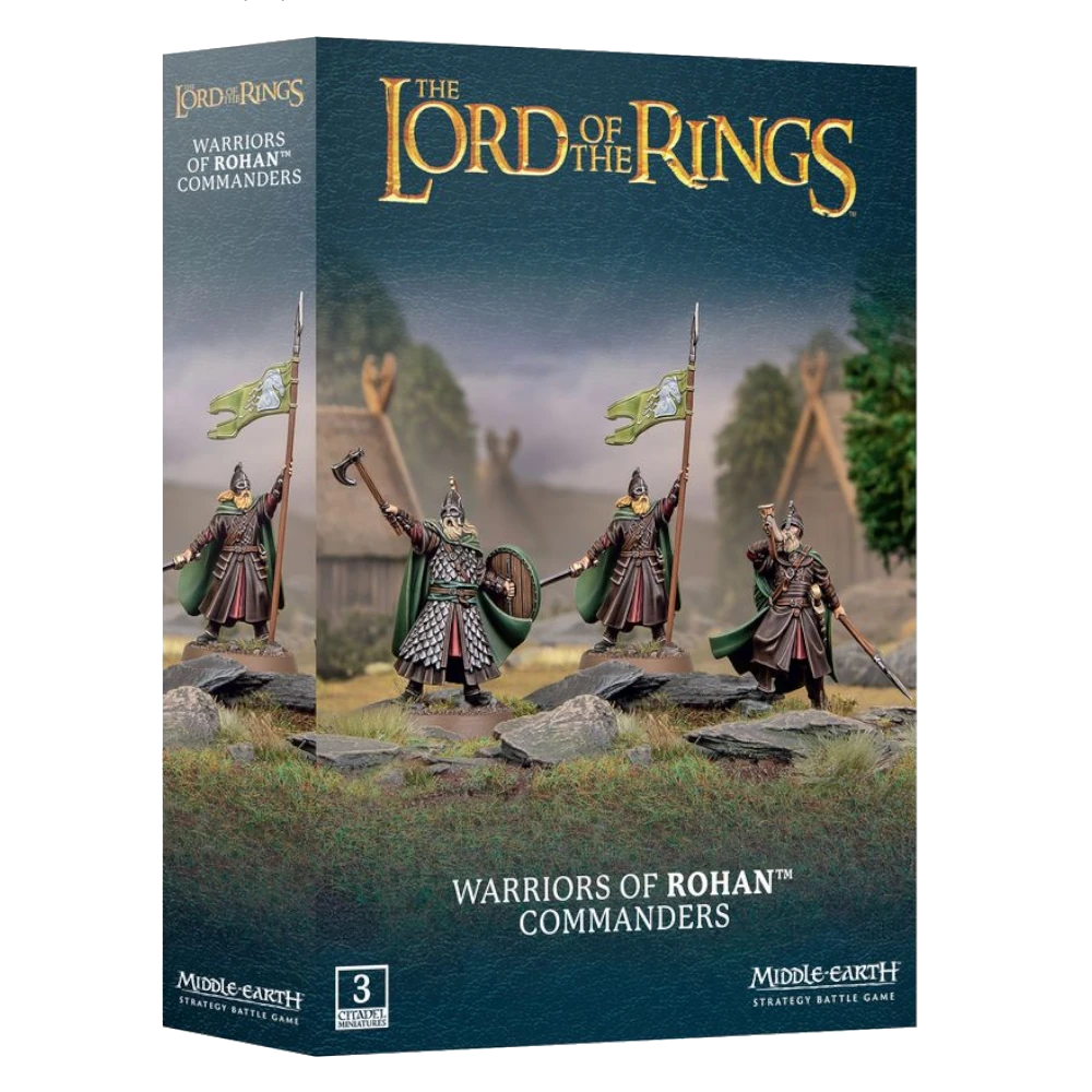 lord rings warriors rohan commanders middle earth