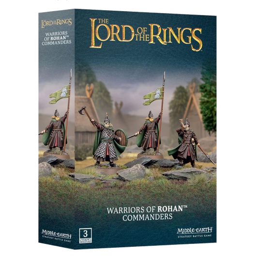 lord rings warriors rohan commanders middle earth