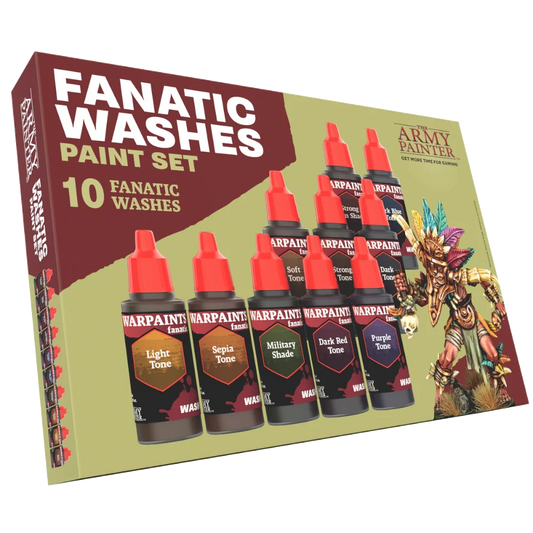 army painter fanatic washes paint set miniature game