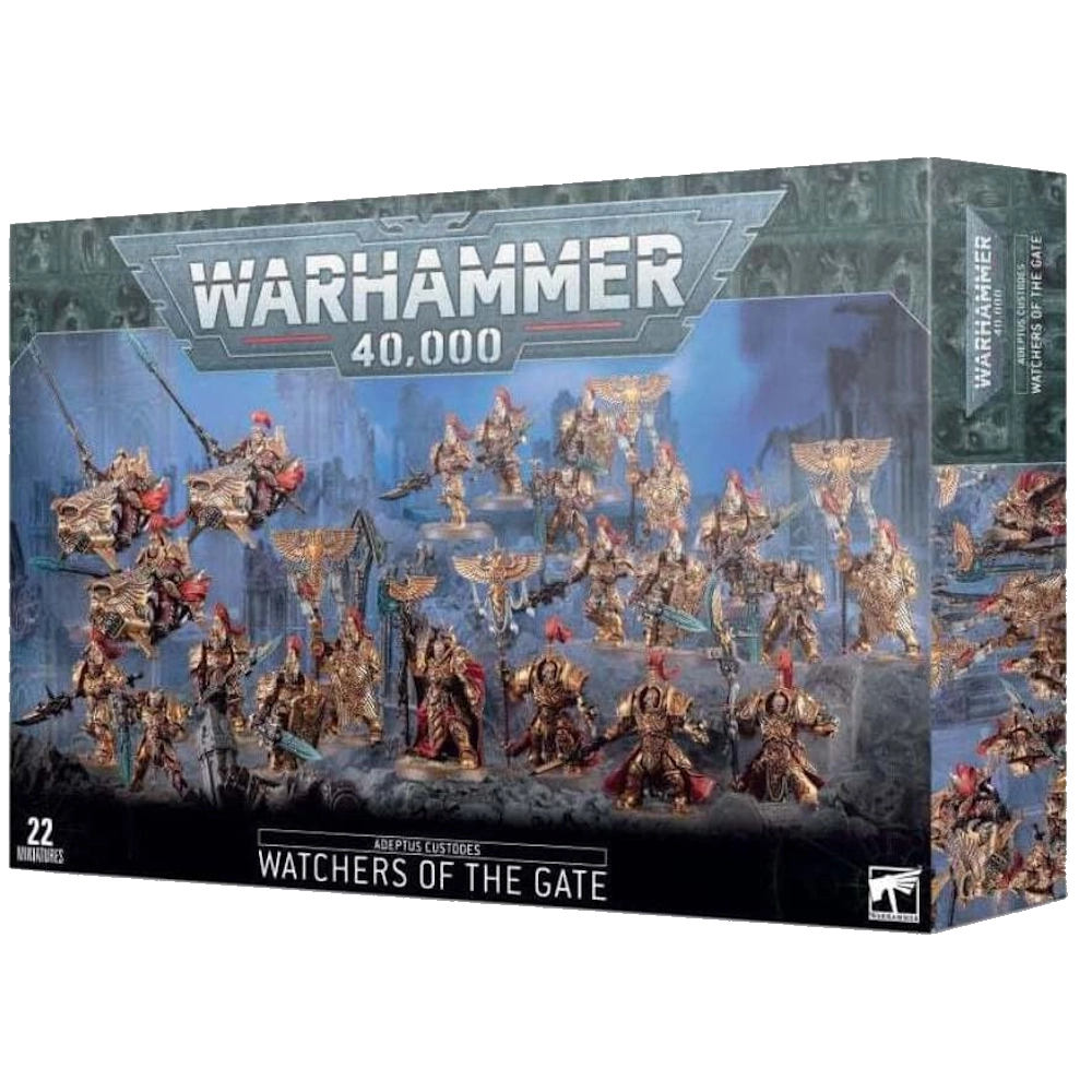 warhammer 40000 adeptus custodes watchers of the gate miniatures box set