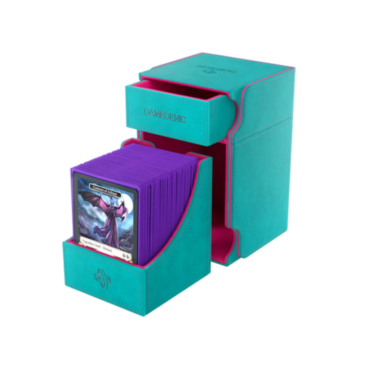 pink teal gamegenic deck box magic gathering pokemon