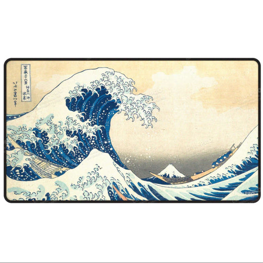 ultra pro great wave playmat play mat cards