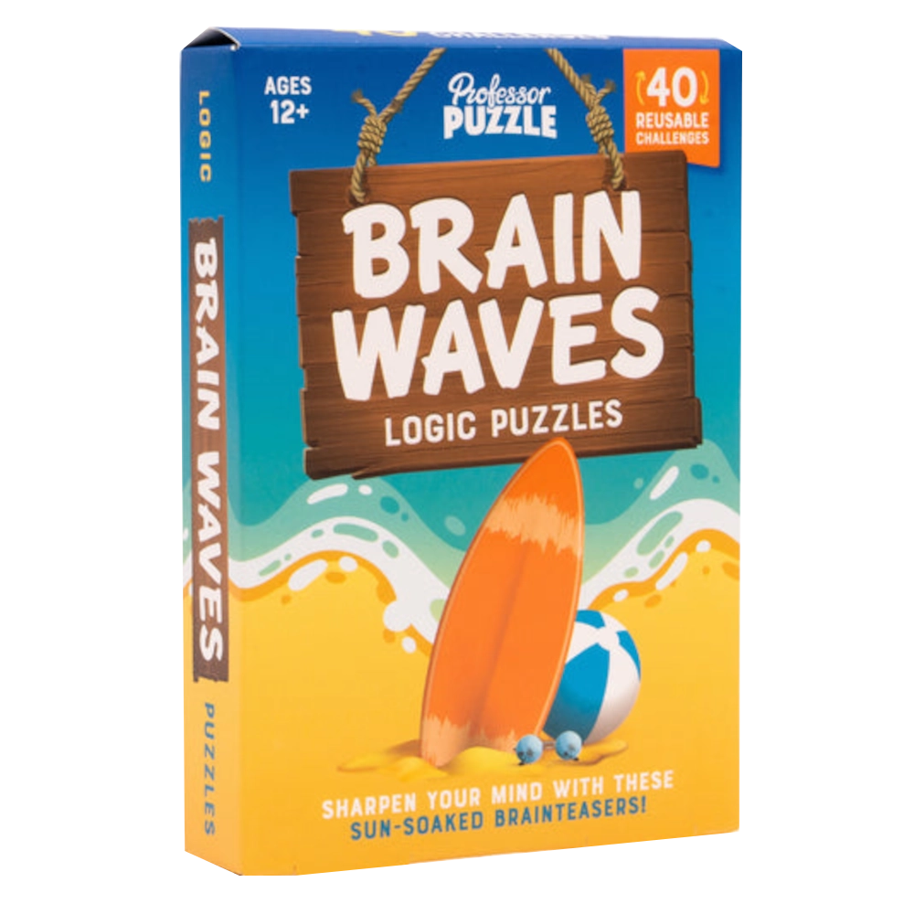 professor puzzle summer fun waves sun soaked brainteaser