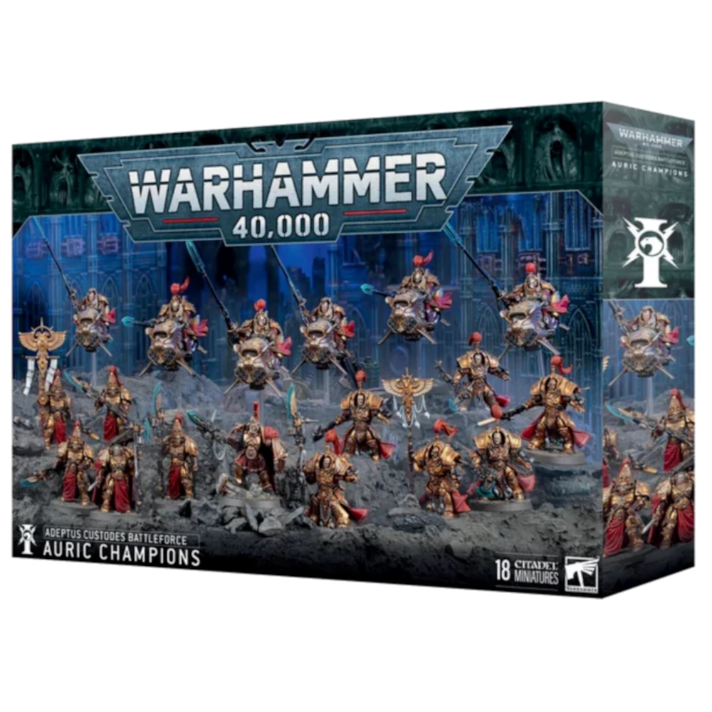 games workshop warhammer adeptus custodes battleforce auric champions 