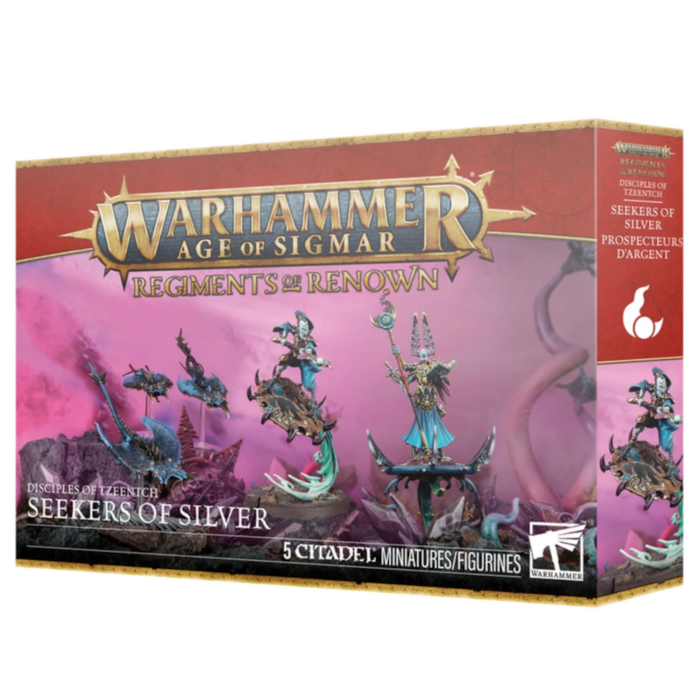 warhammer disciples tzeentch seekers silver box citadel miniatures