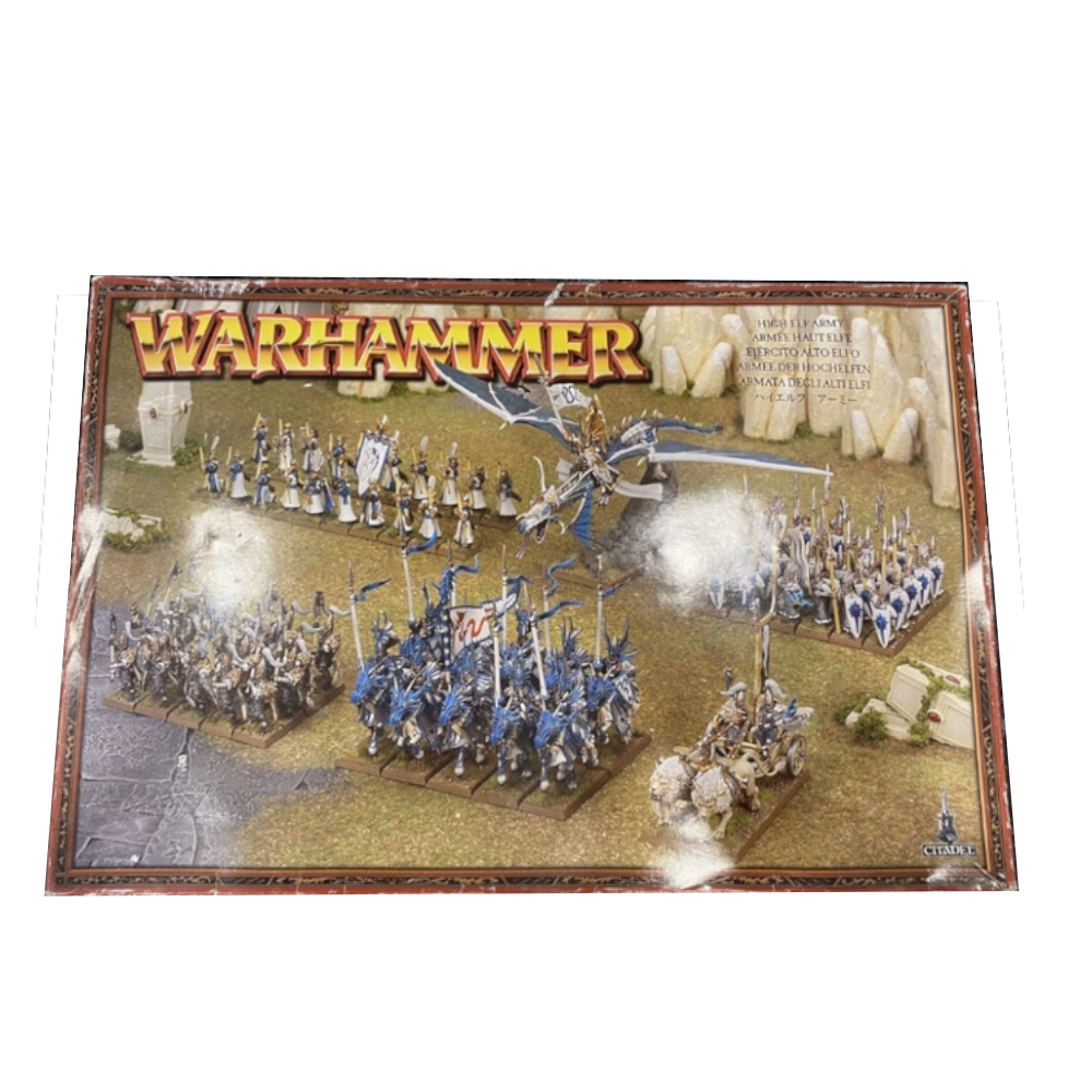warhammer fantasy high elf army set