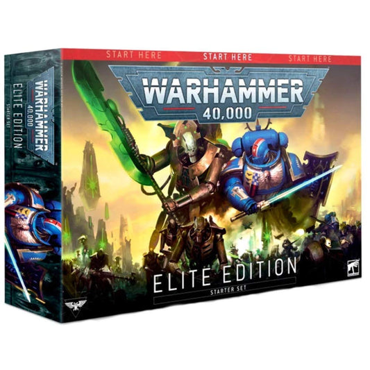 warhammer elite edition starter set necron space marine