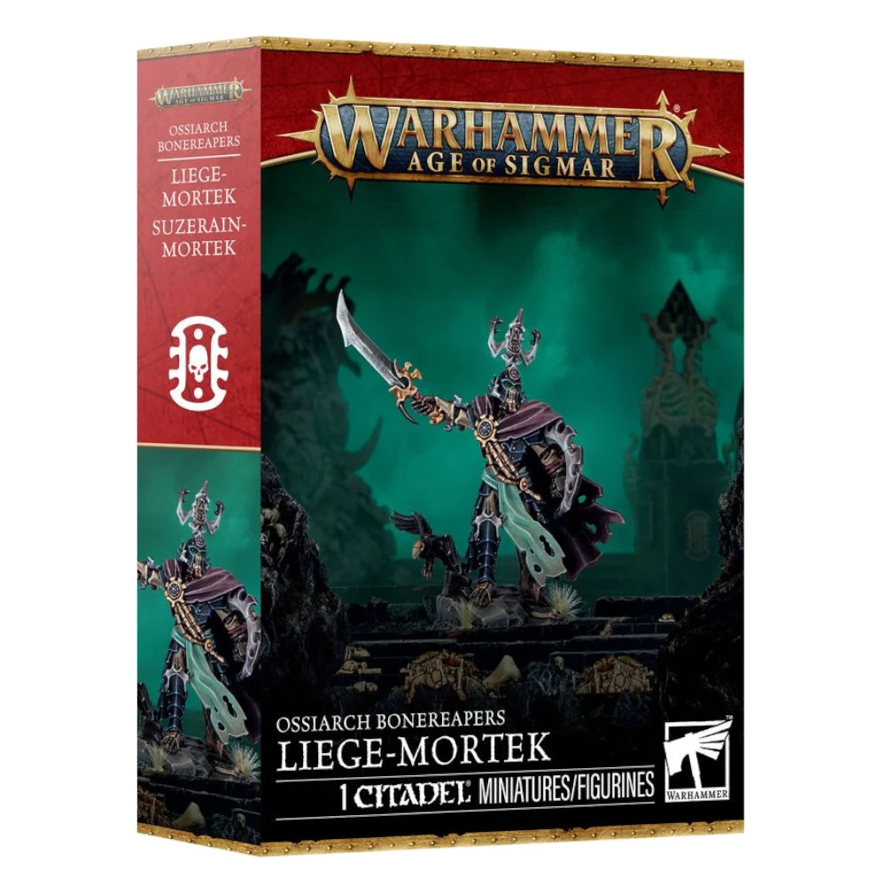 warhammer age sigmar ossiarch bonereapers liege mortek miniture