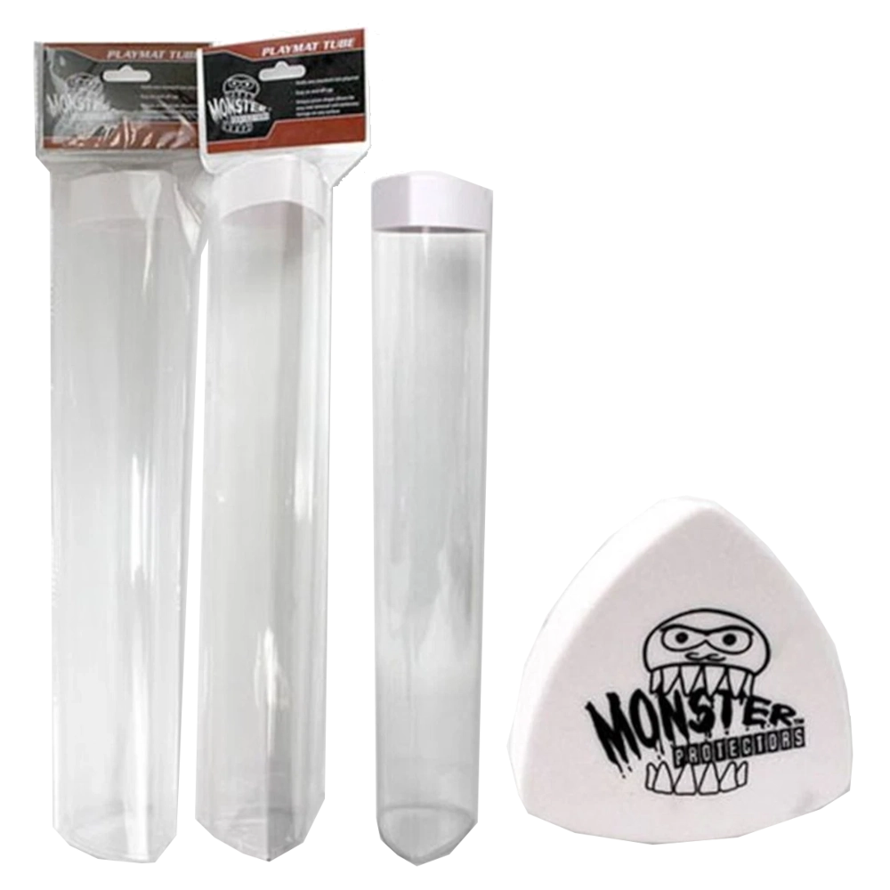 monster protectors white tube play mat