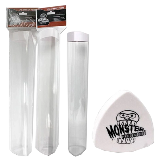 monster protectors white tube play mat
