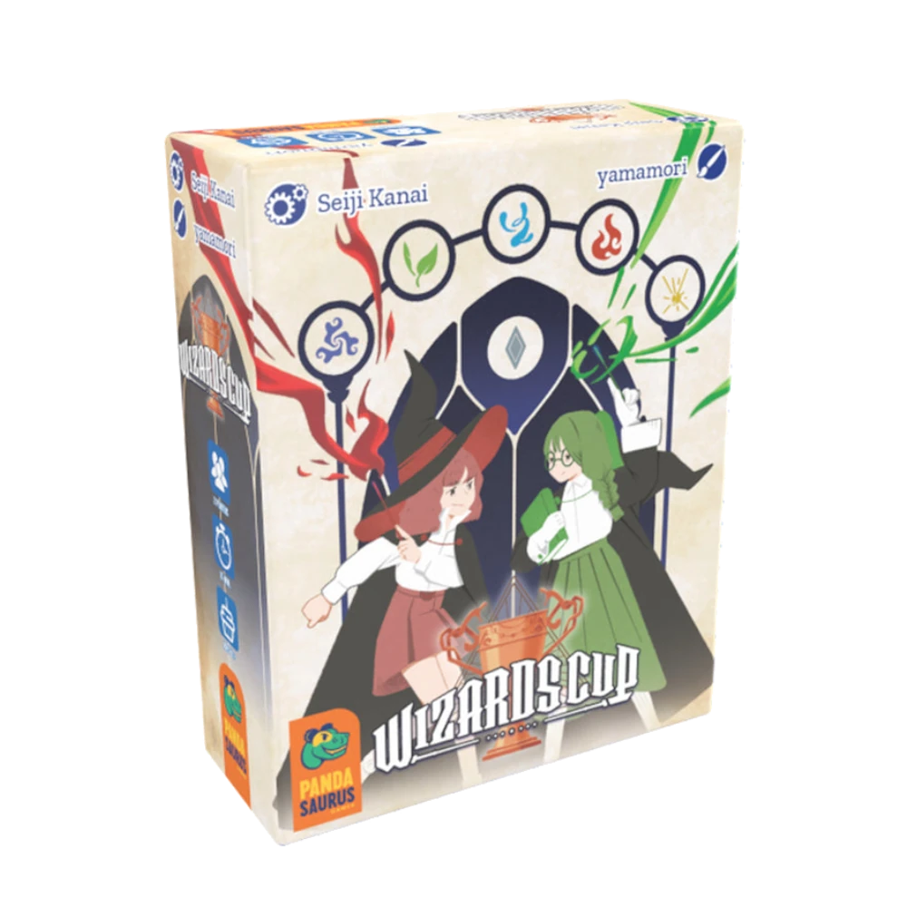 panda saurus wizards cup card deck building game 