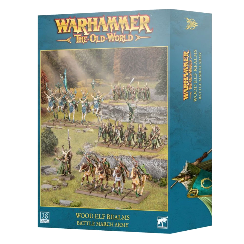 warhammer the old world wood elf realms battle march army